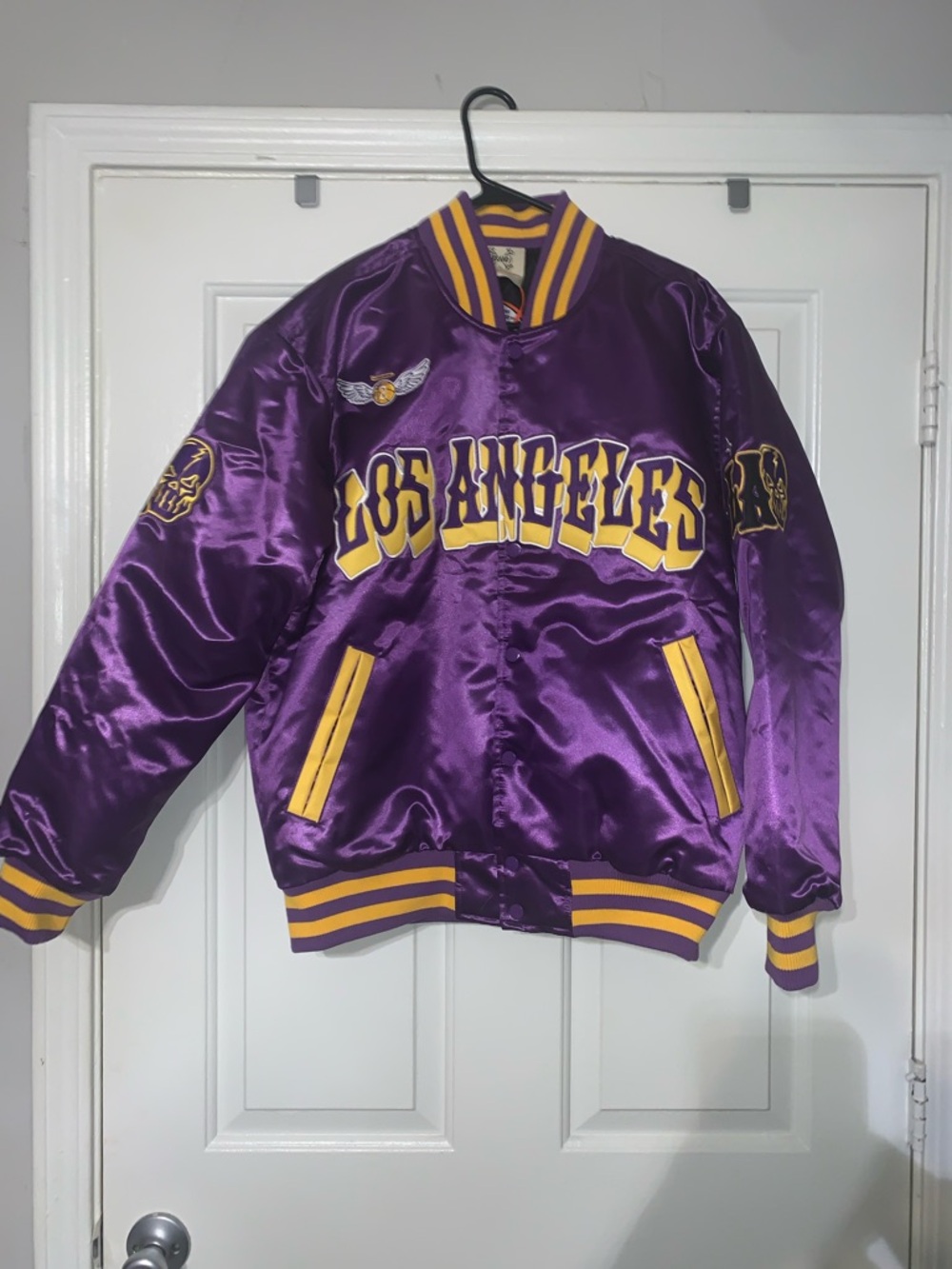 Brand X Los Angeles World Champion Satin Jacket (Size Large) NEW